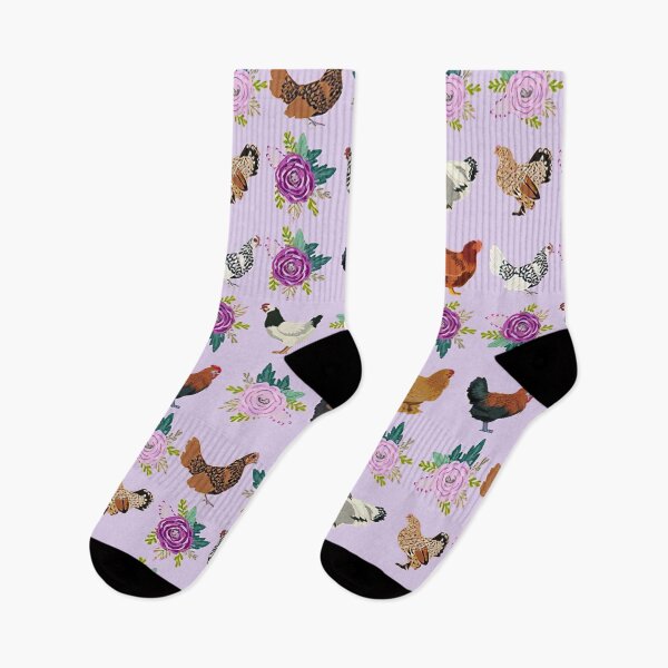 Item preview, Purple Floral Chicken designed and sold by SweetPea49.