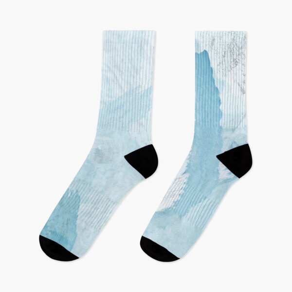 Item preview, abstract splatter brush stroke painting texture background in blue designed and sold by Mrvell.