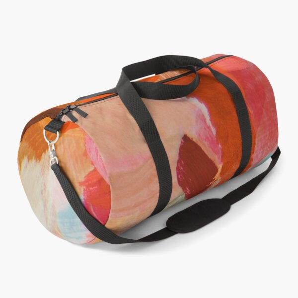 Item preview, abstract splatter brush stroke painting texture background in orange pink brown designed and sold by Mrvell.
