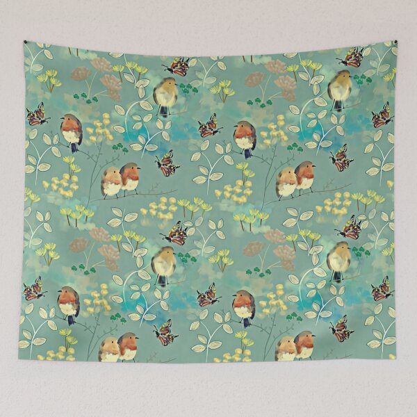 Item preview, Birds and butterflies art designed and sold by SweetPea49.
