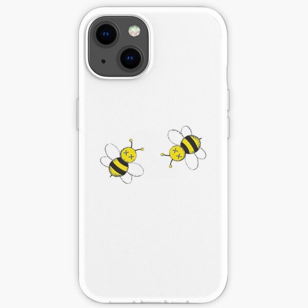 deux abeilles Coque souple iPhone