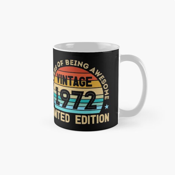 Item preview, 50th birthday gift 50 years of being Awesome vintage 1972 limited edition designed and sold by Tarun Bisht.