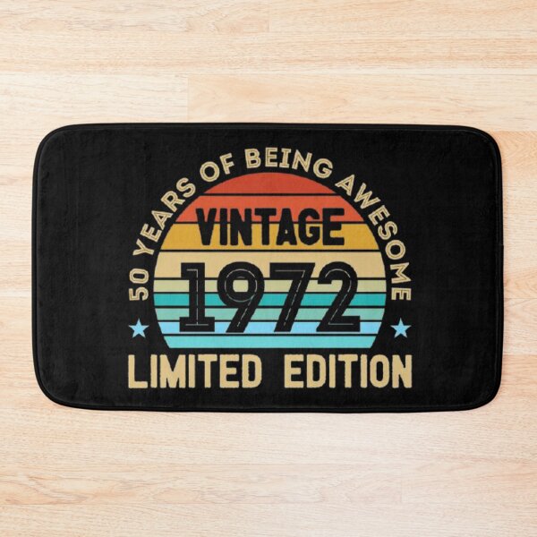 Item preview, 50th birthday gift 50 years of being Awesome vintage 1972 limited edition designed and sold by Tarun Bisht.