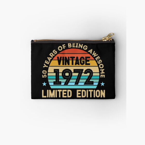 Item preview, 50th birthday gift 50 years of being Awesome vintage 1972 limited edition designed and sold by Tarun Bisht.