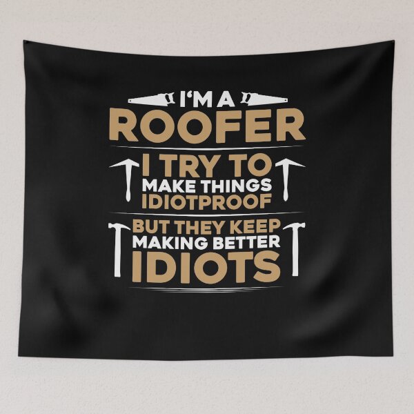 Item preview, Roofer Roofing Slater Roof Tiler Thatcher designed and sold by Krautshirts.