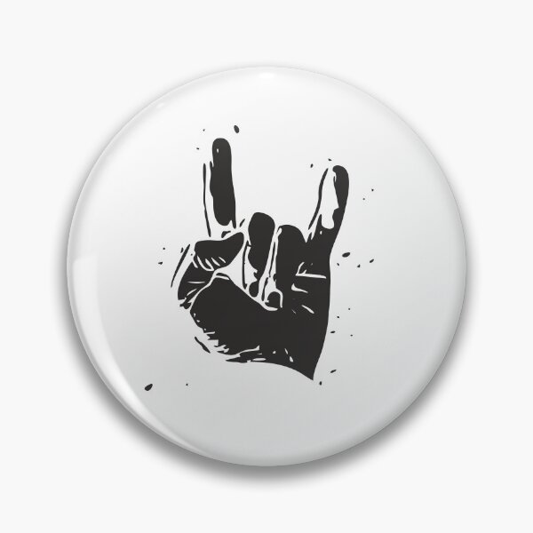 Item preview, Heavy Metal Rock (black print) designed and sold by Aceofspace3000.