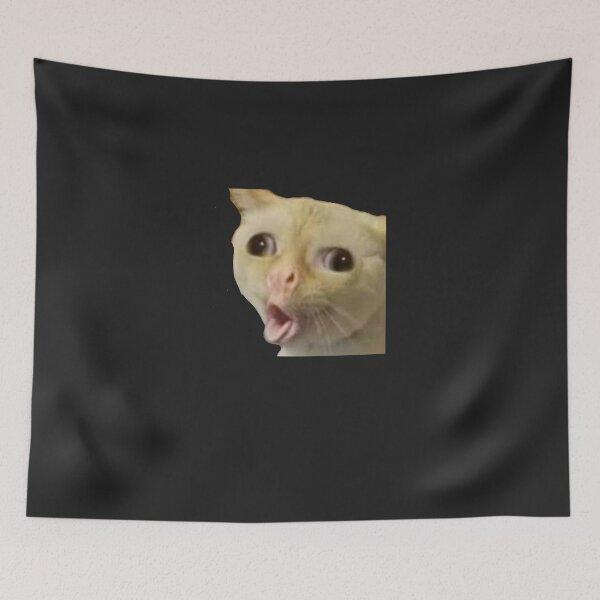 Item preview, Coughing Cat Meme Sticker designed and sold by viecsamuel.