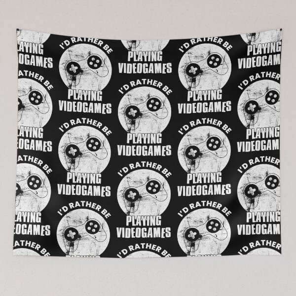 Item preview, Id Rather Play Videogames, Gaming designed and sold by FNStuff.