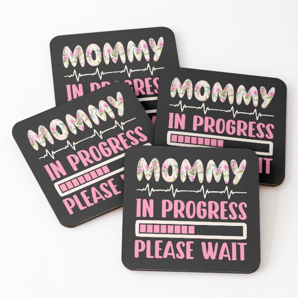 Item preview, Mommy in progress please wait designed and sold by backtrending.
