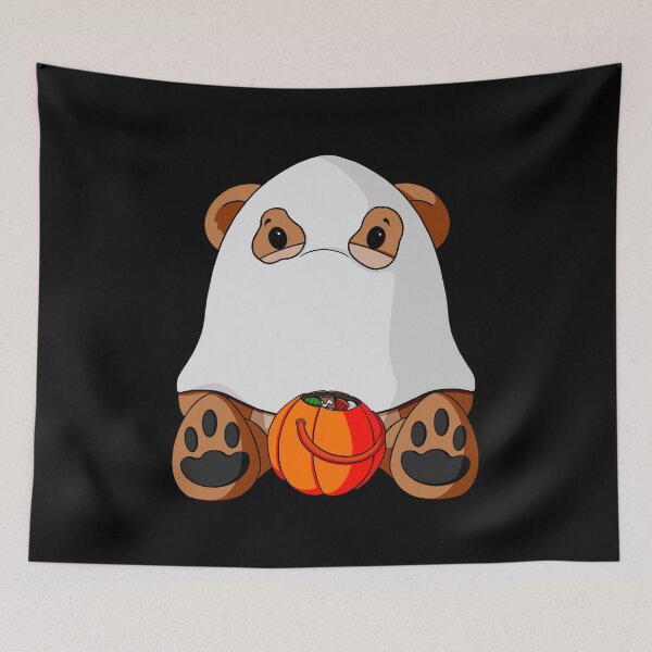 Item preview, Ghost Teddy Bear designed and sold by Alisha Ober Designs.