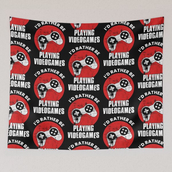 Item preview, Id Rather Play Videogames, Gaming designed and sold by FNStuff.