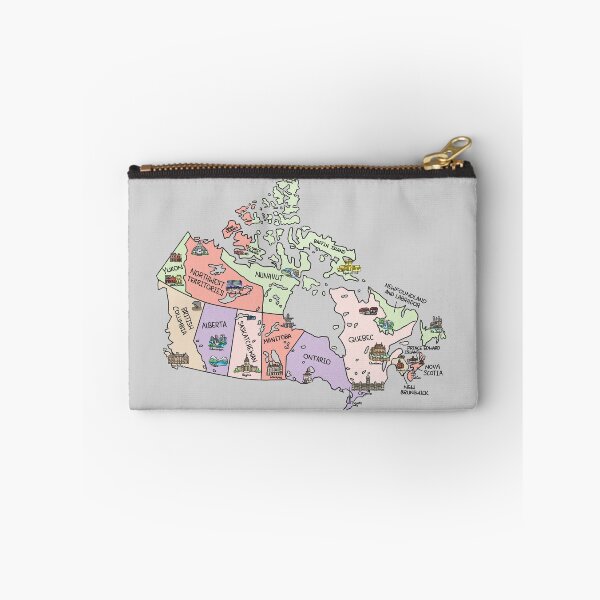 Item preview, Colorful Map of Canada designed and sold by Sheridan T.
