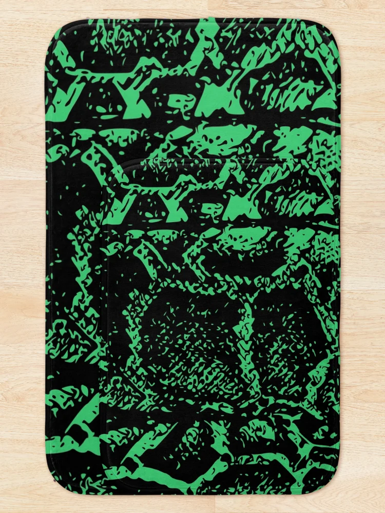 Thumbnail 5 of 6, Bath Mat, Python Skin designed and sold by DesignFantazia.