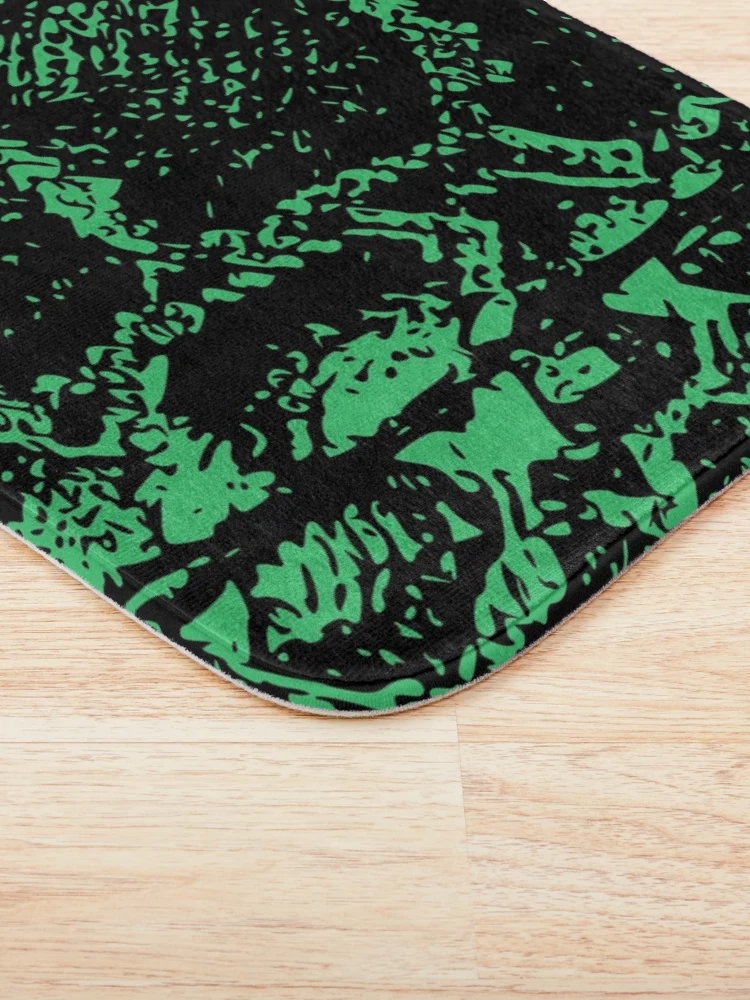 Thumbnail 3 of 6, Bath Mat, Python Skin designed and sold by DesignFantazia.