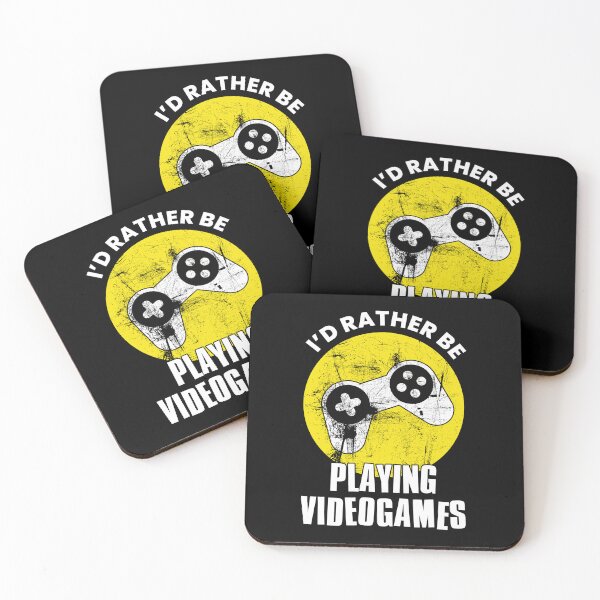 Item preview, Id Rather Play Videogames, Gaming designed and sold by FNStuff.