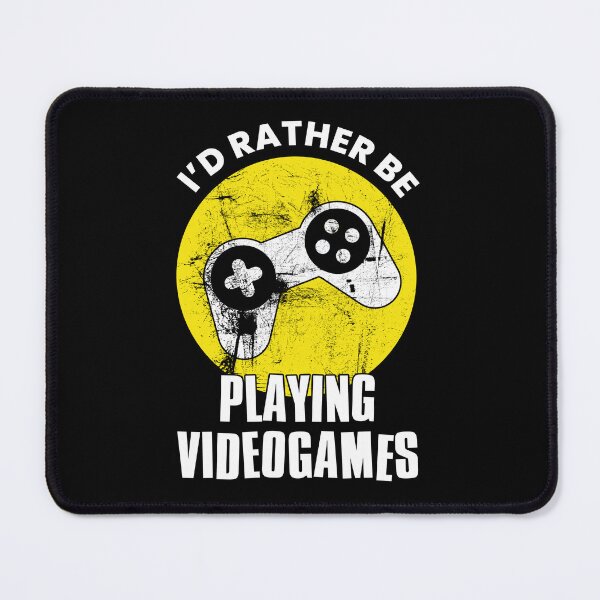 Item preview, Id Rather Play Videogames, Gaming designed and sold by FNStuff.