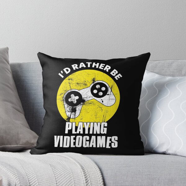 Item preview, Id Rather Play Videogames, Gaming designed and sold by FNStuff.