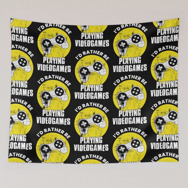 Item preview, Id Rather Play Videogames, Gaming designed and sold by FNStuff.