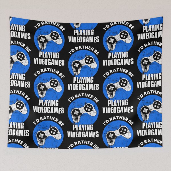Item preview, Id Rather Play Videogames, Gaming designed and sold by FNStuff.