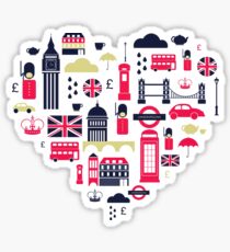 London Heart Sticker