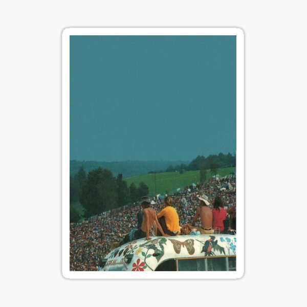 Woodstock-Menge Sticker
