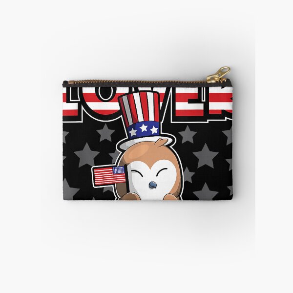 Item preview, Merica Lover - Happy Fourth Of July - Owl USA Flag  designed and sold by teiaraan.