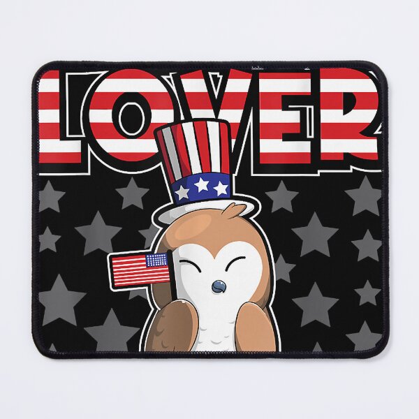Item preview, Merica Lover - Happy Fourth Of July - Owl USA Flag  designed and sold by teiaraan.