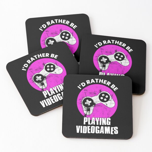 Item preview, Id Rather Play Videogames, Gaming designed and sold by FNStuff.