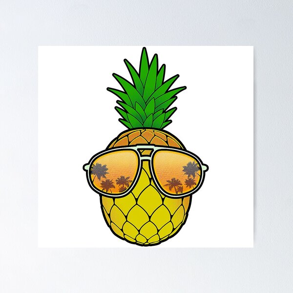 Item preview, Pineapple Sunglasses Hawaii Pineapple designed and sold by anthonymark14.