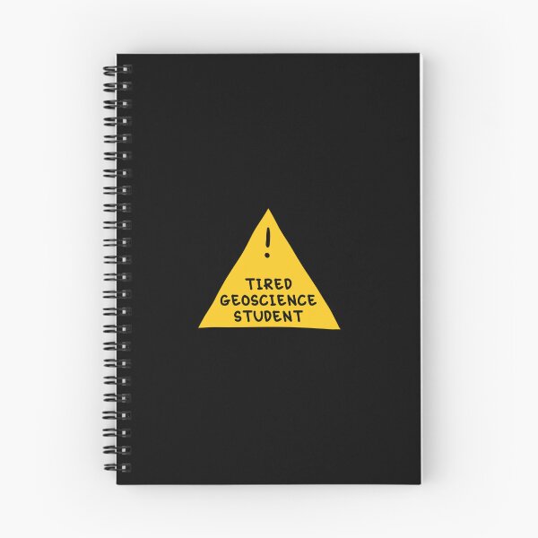 Item preview, ⚠ Tired Geoscience Student ⚠ designed and sold by orlumbuspirate.