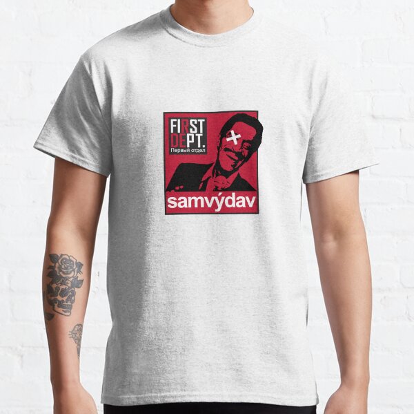 First Dept. samvydav RED Classic T-Shirt