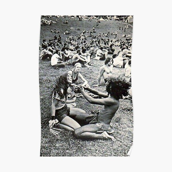 couple à woodstock Poster