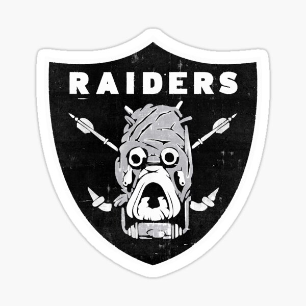 Oakland Raiders Athletics Warriors MASH UP Vinyl Decal / Sticker