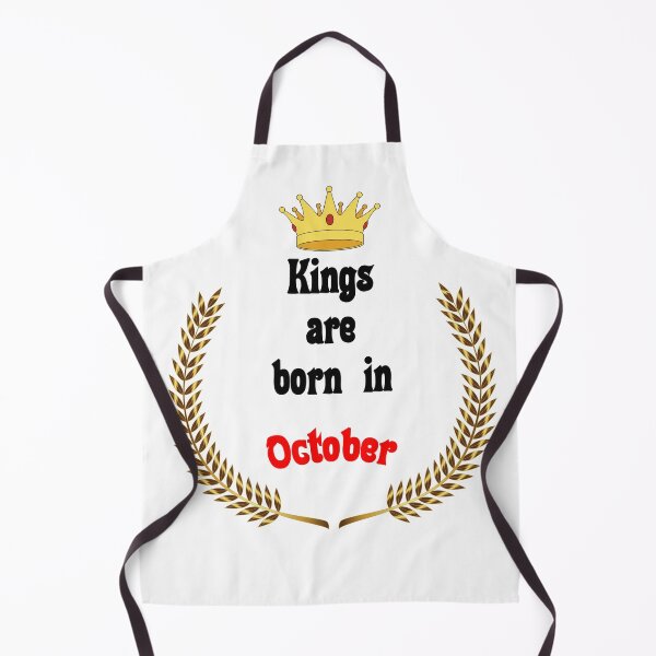 Item preview, Kings are born in October. Funny Quotes. Funny Gift designed and sold by D/Art ⭐⭐⭐⭐⭐.