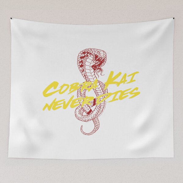 Item preview, Cobra Kai Large Transparent Red Cobra Never Die Overlay  designed and sold by Lexie Reed.