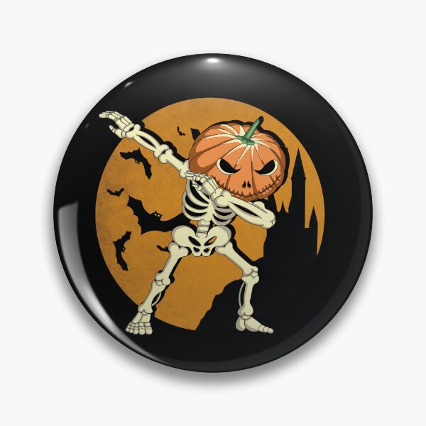 Item preview, Dabbing Skeleton Pumpkin Halloween Custome Moon Light Gift designed and sold by SaliDesigner.