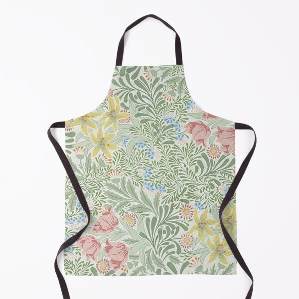 Item preview,   William Morris Green Yellow & Pink  floral Leaves Vintage Pattern -Victorian Botanical Designs, designed and sold by Tamas Das.
