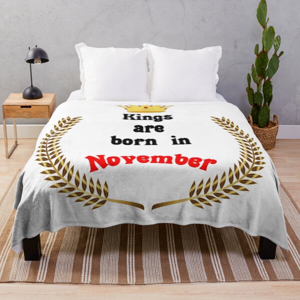 Item preview, Kings are born in November. Funny Quotes. Funny Gift designed and sold by D/Art ⭐⭐⭐⭐⭐.