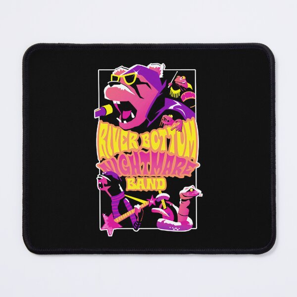 Item preview, River Bottom Nightmare Band Retro Frog designed and sold by emeryx.