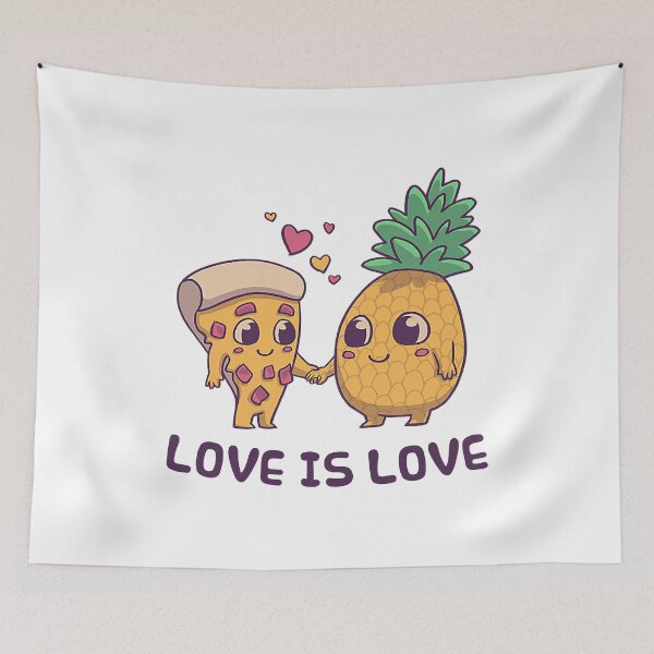 Item preview, Pineapple Pizza Love Cute Pride designed and sold by anthonymark14.