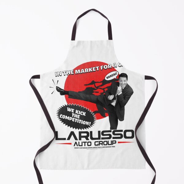 Item preview, Cobra Kai LARusso Auto Group Ad T-Shirt designed and sold by Lexie Reed.