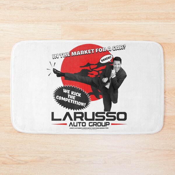 Item preview, Cobra Kai LARusso Auto Group Ad T-Shirt designed and sold by Lexie Reed.