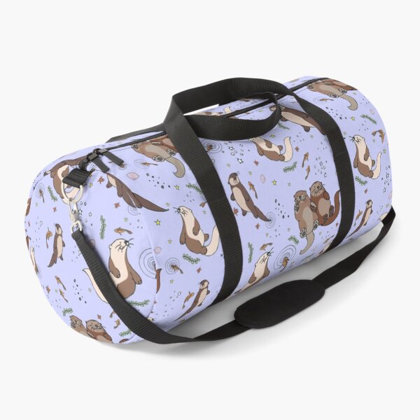 Item preview, Cute Otters Water Ripple Fishes designed and sold by SweetTea4U.