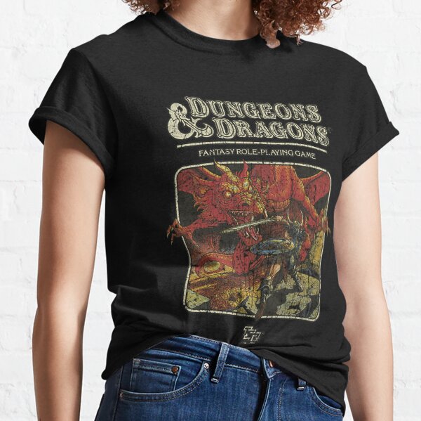 Aperçu de l'œuvre T-shirt Donjons Et DragonsDonjons & Dragons 1974 créée et vendue par GemmaMartin.