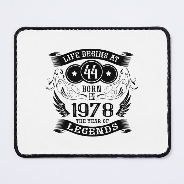 Item preview, Gift Ideas T-Shirt44th birthday funny sayings born in 1978 designed and sold by GemmaMartin.
