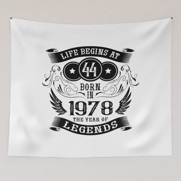 Item preview, Gift Ideas T-Shirt44th birthday funny sayings born in 1978 designed and sold by GemmaMartin.