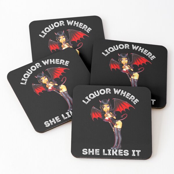 Item preview, Funny Liquor  Where She Likes it Devil Girl designed and sold by RGRamsey.