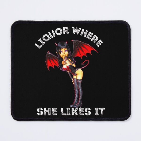 Item preview, Funny Liquor Where She Likes it Devil Girl designed and sold by RGRamsey.