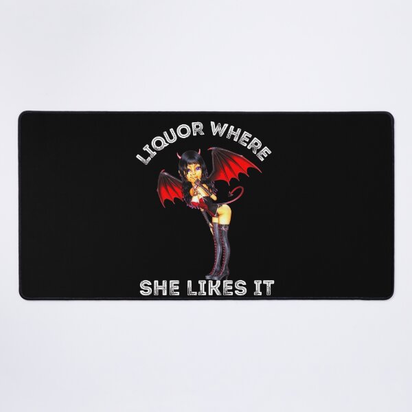 Item preview, Funny Liquor  Where She Likes it Devil Girl designed and sold by RGRamsey.