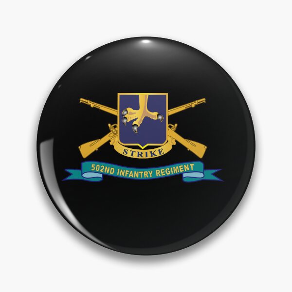 Item preview, Army - 502nd Infantry Regiment - DUI w Br - Ribbon X 300 designed and sold by Military Insignia Products.